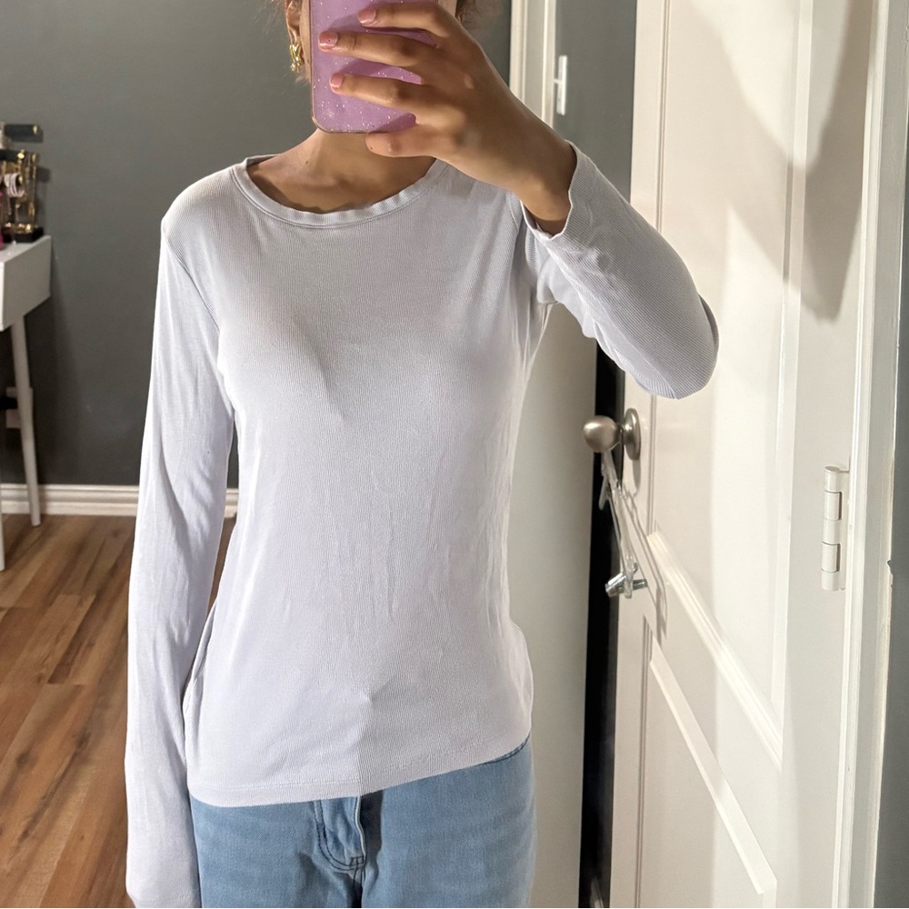 Lavender Long Sleeve Top